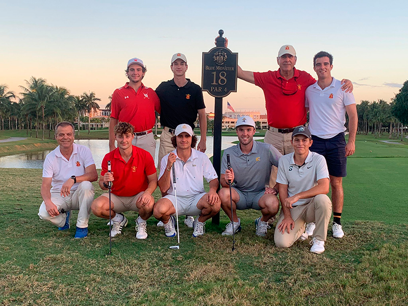 Javier Barcos acude a una concentraci&oacute;n organizada por la Federaci&oacute;n Espa&ntilde;ola de Golf en Miami